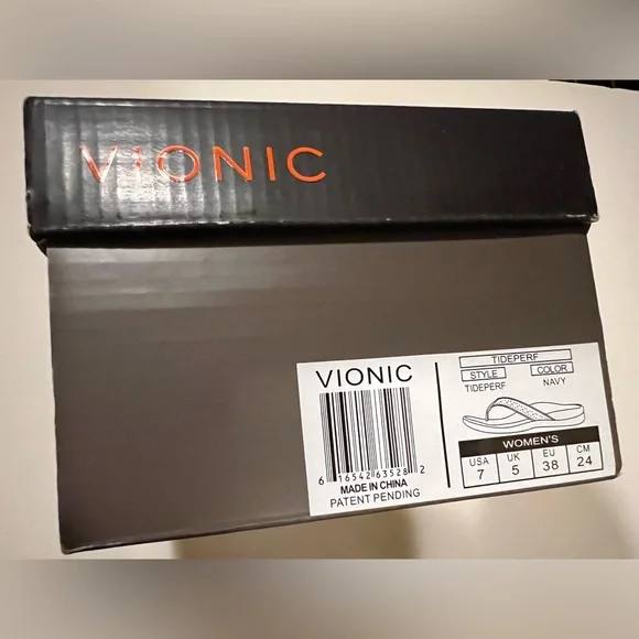 WOMEN’S NAVY VIONIC TIDEPERF SANDALS. - Picture 8 of 9